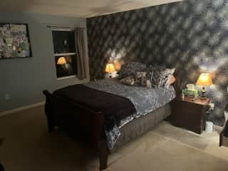 Master bedroom- preferable to not stay in the bedroom but can be discussed