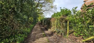 A view of the drift, its a lovely walk to the local pub.