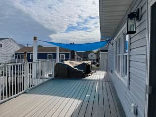 Deck, accessible from the family room.