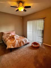 Bedroom with balcony