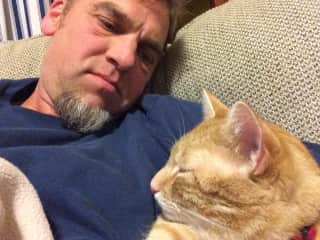 Trying to decide who looks more comfortable.