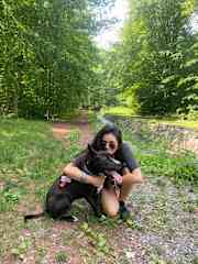 Me with my dog Rico