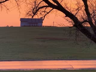 View from our front porch.