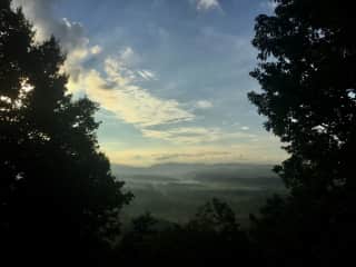 View from back deck