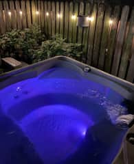 Hot tub out back