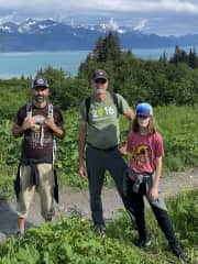 Son Andrew, Grandson Max and I in Seward, Alaska