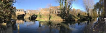 River view from end of garden