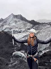 Glacier climbing in Iceland