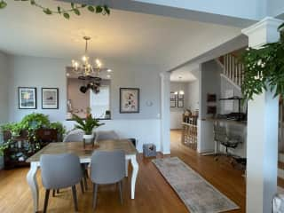 Dining room looking towards kitchen