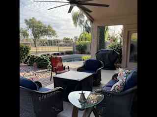 Patio on the golf course