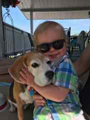 Bigger baby 2 with Kimba