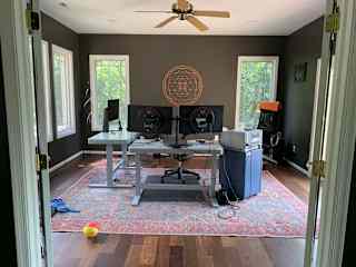Office. Monitors and printer are not available for use.