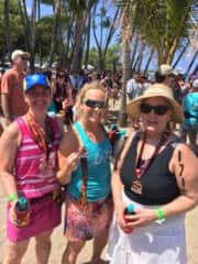 My Lavaman Triathlon relay team in Hawaii!