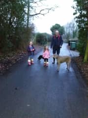 Walking in the Kent countryside with Dora and Pepper on our fourth house sit through TrustedHousesitters.