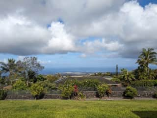 view from lanai