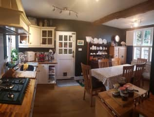 Large country kitchen