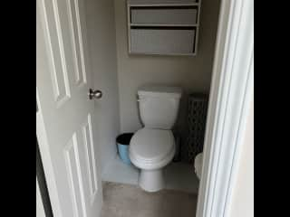 Private toilet area