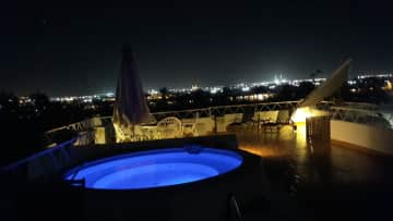 Jacuzzi pool on private roof