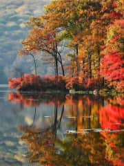 Skylake has two lakes for fishing, canoeing or kayaking.