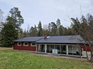 House from the front with the verandah