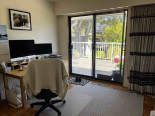 Office - with a sliding door onto the back deck. There's a wireless printer you can use.