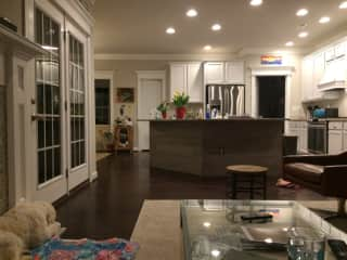 first floor open concept