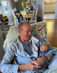 Dale with grandson