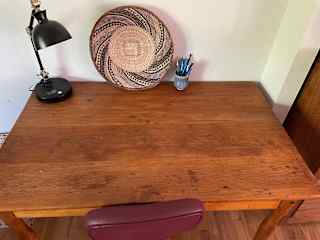Comfortable dedicated workspace with fast wifi.