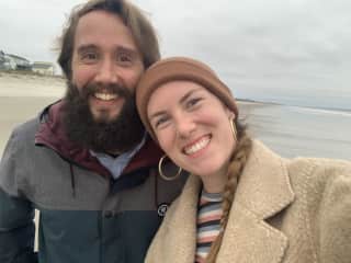 We are big lovers of the coast — warm or cold! Taylor grew up along the coast of North Carolina, so strolling along the shore is always a treat.