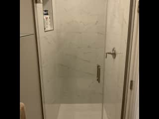 Master shower