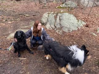 Me and my boys again, this time on a hike!