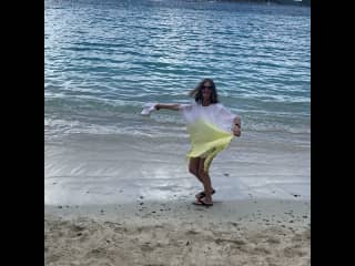 St John US VI beach dance