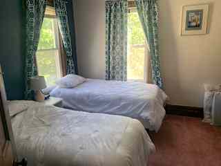 Sleep upstairs in a room with a  lovely view