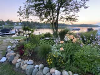Gardens near the lake