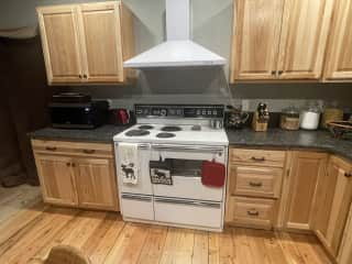 Mid century electric stove