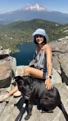 Super clever and strong Cece in Mount Shasta, California.