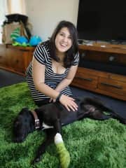 Louisa with 3 year old Max, first stay, after Max’s Tumor operation