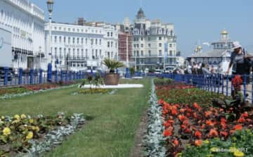 Gardens on the promenade.