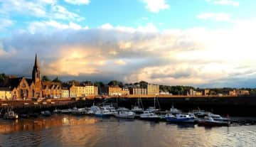 Newhaven Harbour - a 5-10 minute walk from our flat