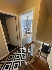 Upstairs hall connecting between ‘office’ and master bedroom