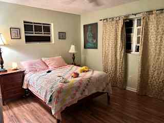 Bedroom has been freshly painted and new windows have been installed.  New pics coming soon.
