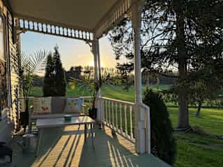 Evenings on the porch are always popular with guests.