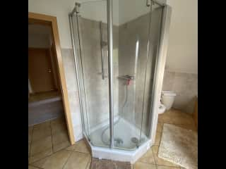 and also the shower, which will be exchanged within the next two weeks.