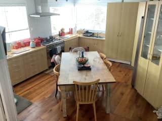 Kitchen dining area...