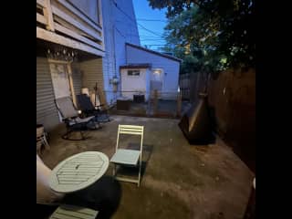 Patio off of the kitchen