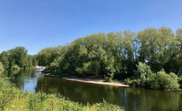 The river Wye from Monmouth walking fields