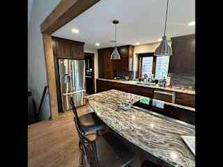 Large kitchen island