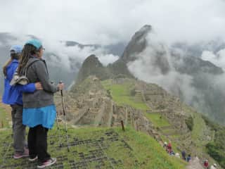 With my sister at Machu Picchu.