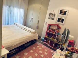 Your room - we will move the doll house to give you more space.