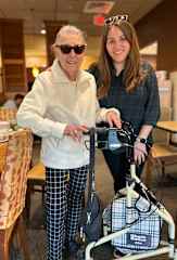 With my grandmother, who recently turned 97!